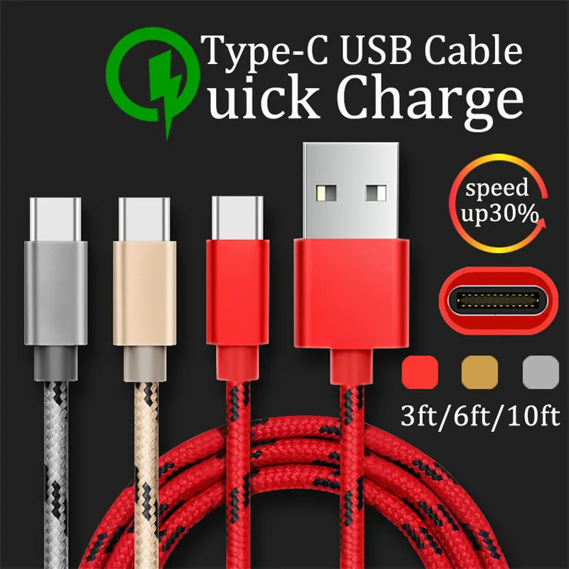 USB кабель Pocophone F1 Type C для быстрой зарядки адаптер передачи данных Samsung Note 9 8 S9 Xiaomi