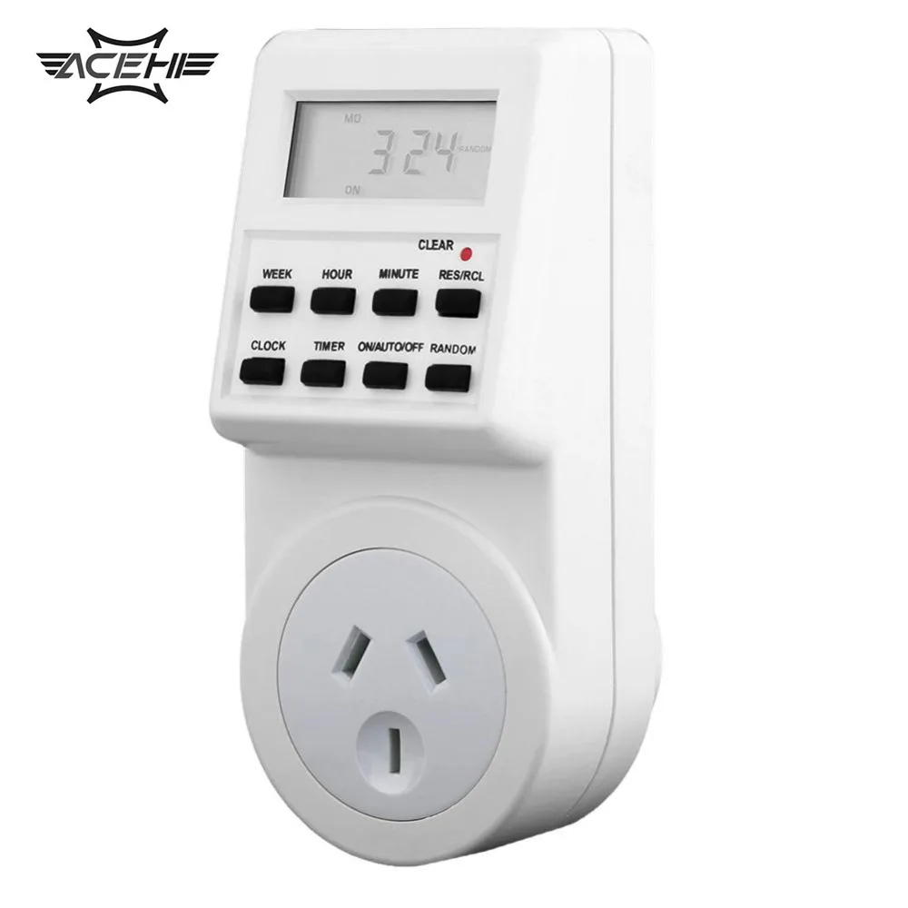 2017 абсолютно новый 7 дневный цифровой электронный ЖК разъем 12/24 часовой таймер
