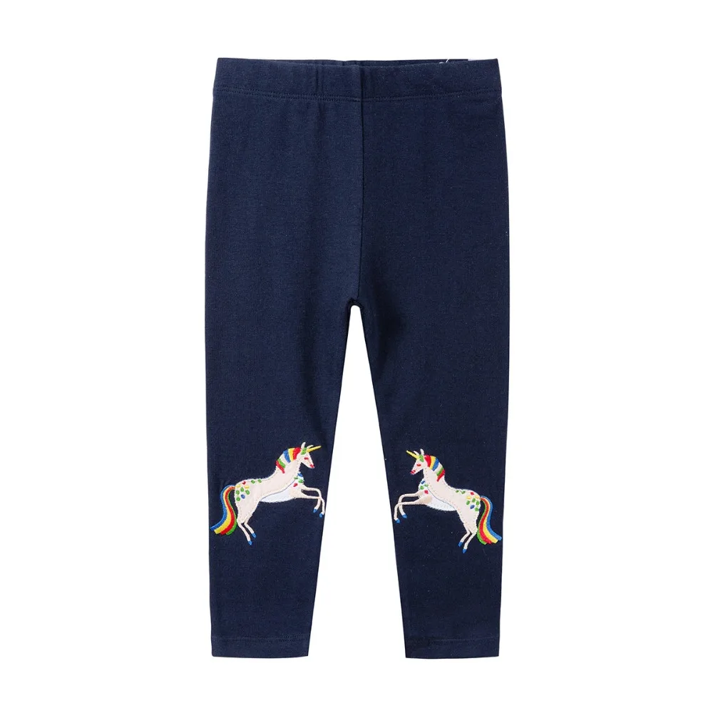 New Fall Autumn Spring baby girls Printing cartoon Leggings Quality Cotton rainbow Unicorn Pants 2-7year Clothes Clothing