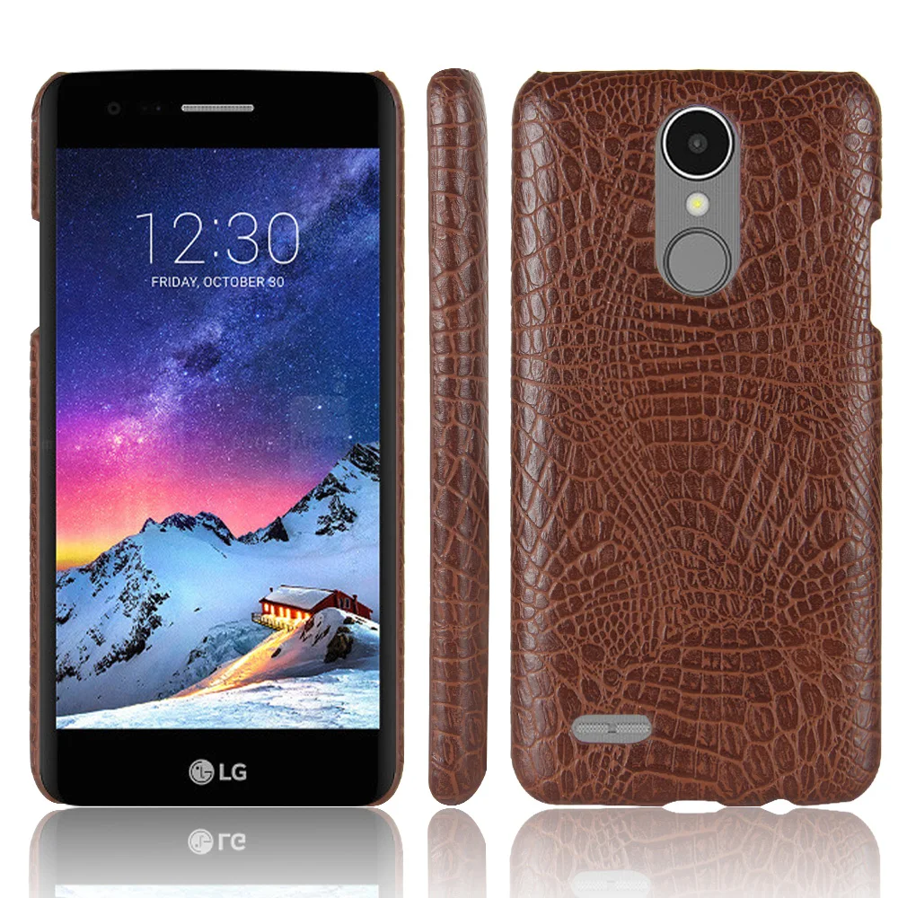 Новинка для LG K8 2017 X300 M200N US215 чехол Ретро Роскошный из крокодиловой кожи двойной X240