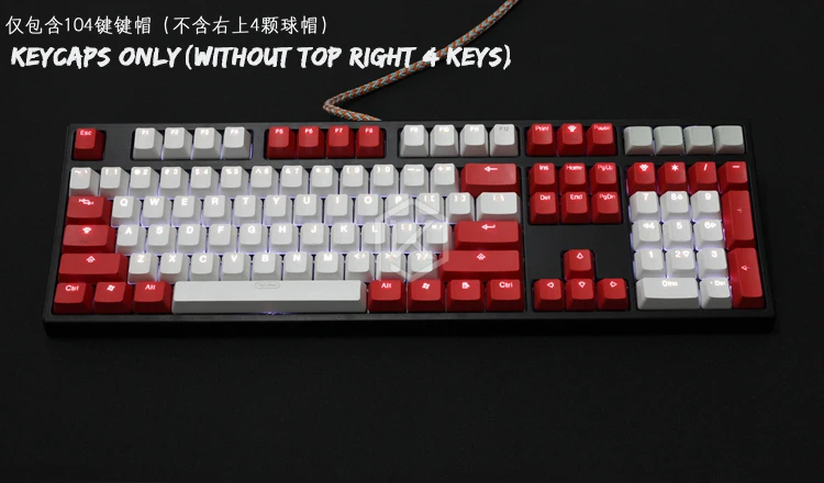 Taihao pbt двойные колпачки для ключей для самостоятельной сборки игровой механической клавиатуры колпачки с подсветкой oem профиль светильник красный синий белый серый