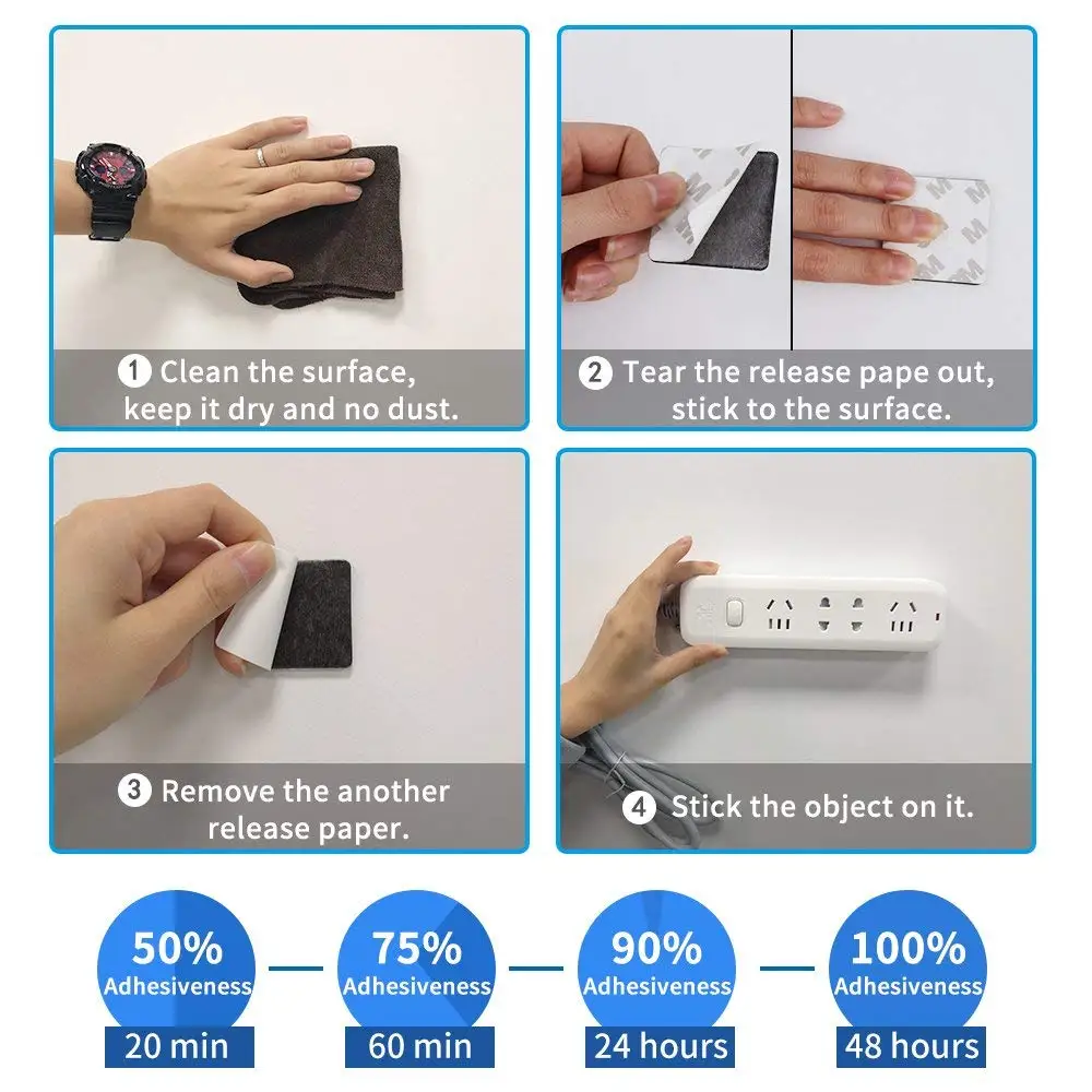 50 шт. прочная двухсторонняя лента круглая для автомобиля стикер высокое качество