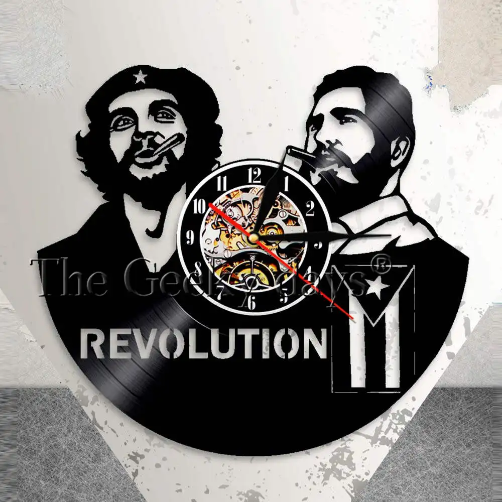 Фидель кашро че Guevara кубинские домашние настенные часы Гавана Куба революция