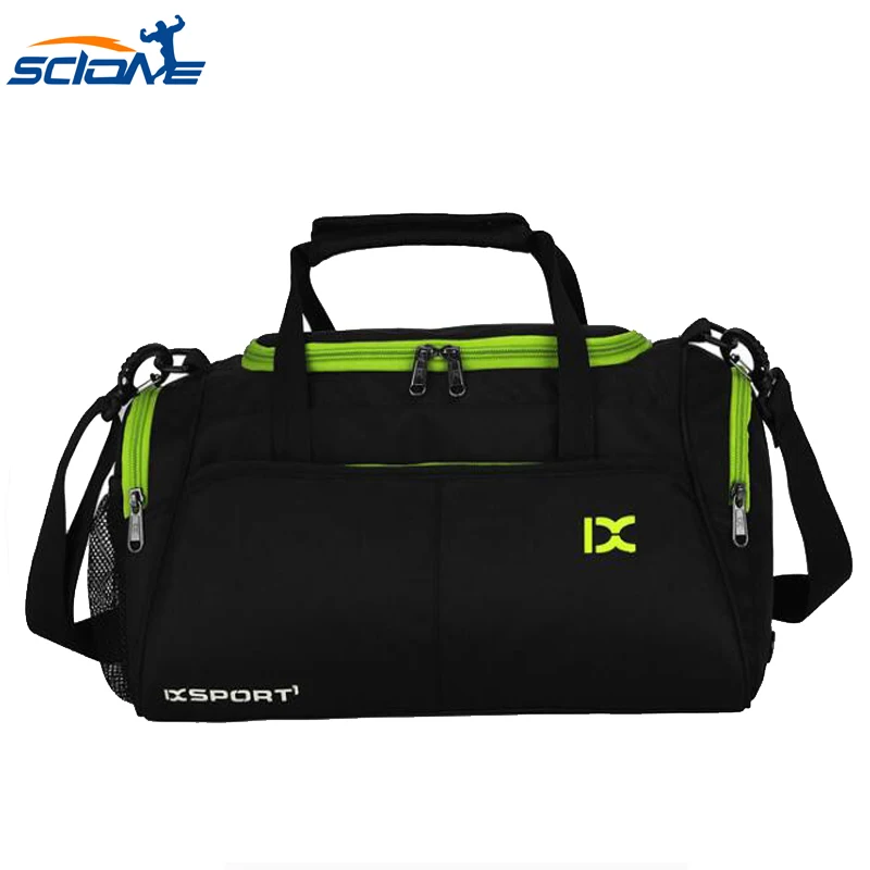 Scione Outdoor Nylon Sports Bag Large Capacity For Fitness Yoga Handbag Portable Travel Training Gym Shoulder Bags For Men Women