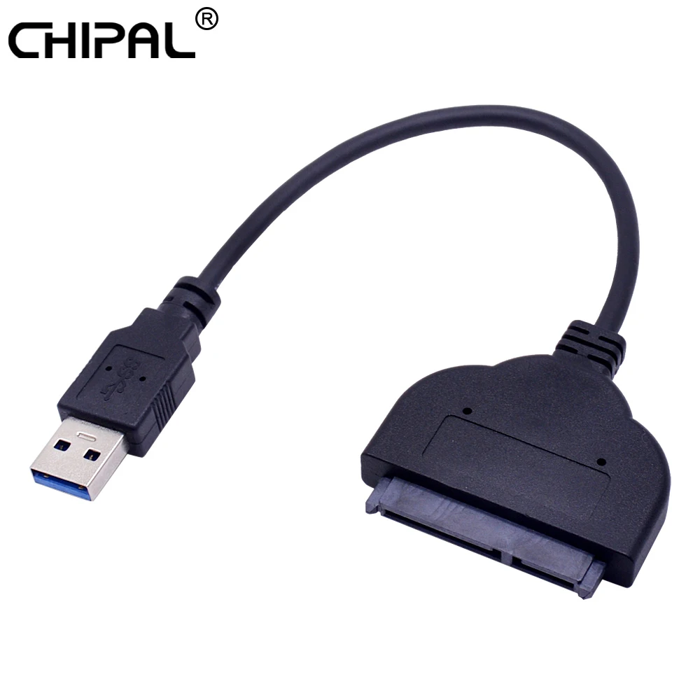 Переходник CHIPAL с USB 3 0 на SATA 10 шт. 5 Гбит/с USB3.0 последовательный ATA III 22 контактный