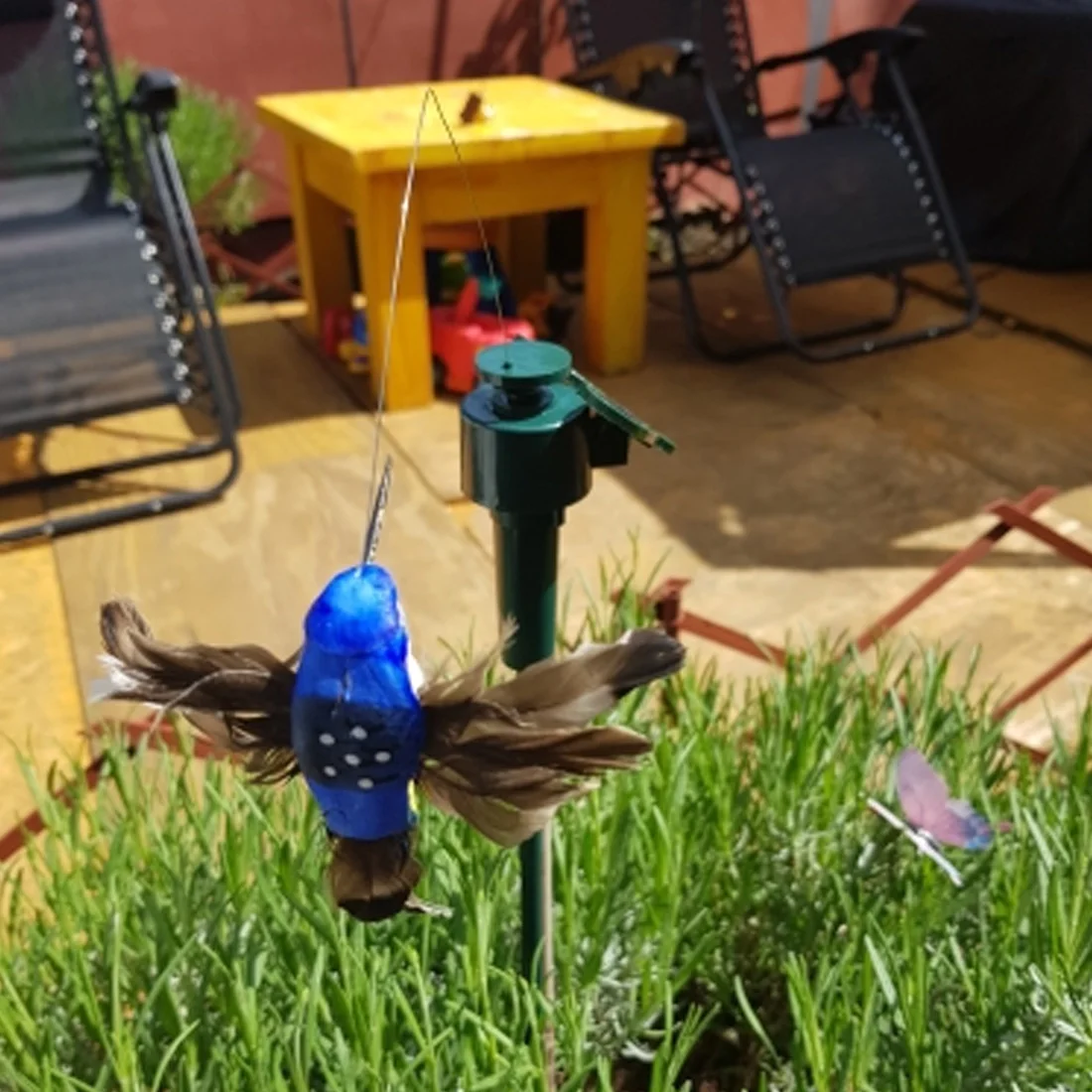 Красочная Вибрация Колибри домашний сад пасхальное украшение Солнечная энергия