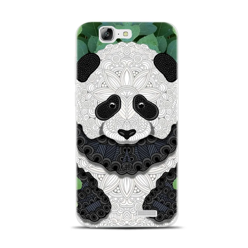 H417 Cute Baby Kung Fu Panda Anime Transparent Hard Thin Skin Case Cover For Huawei P8 P9 P10 Lite Plus 2017 Honor 8 9 6X |