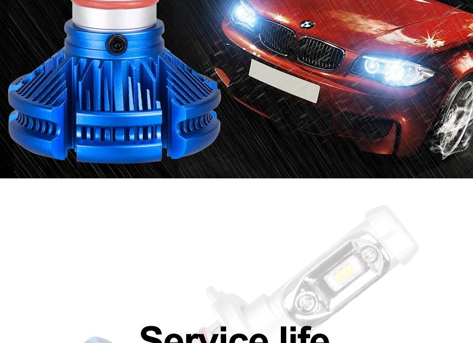 H4 H7 H11 HB4 9005 9006 H1 H3 9012 50 Вт светодиодный автомобилей головной светильник лампы 6000LM зэс чипы авто противотуманных фар с возможностью креативного светильник 12v 24v 6000K H8 H9 HB3