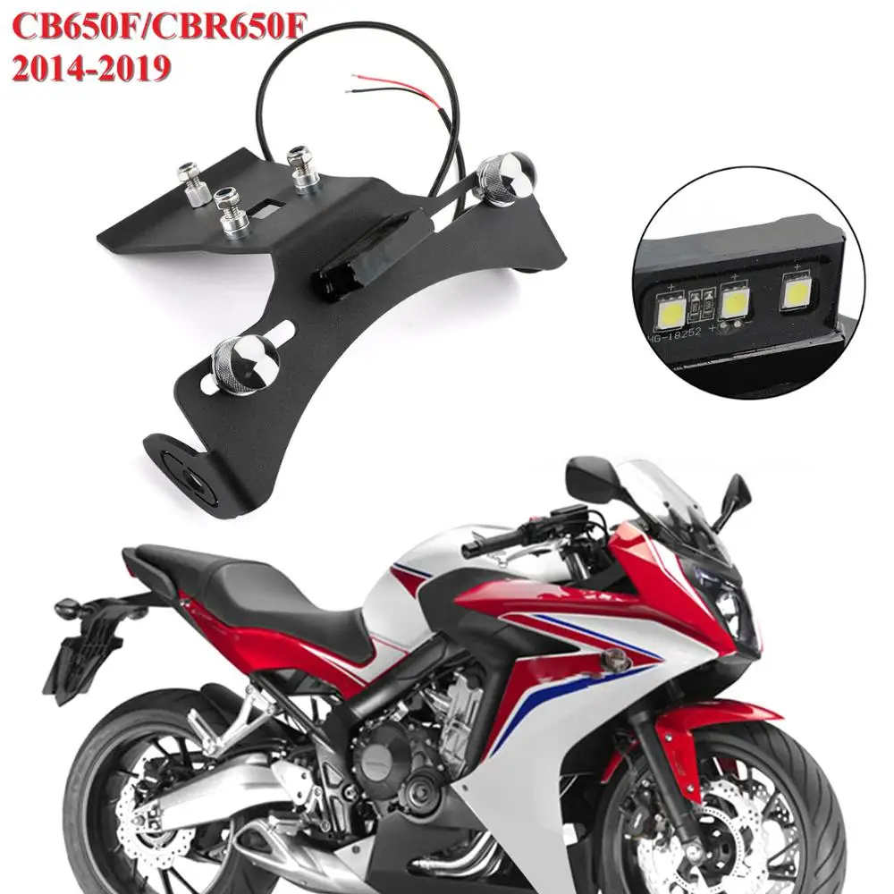 Artudatech CNC держатель номерного знака мотоцикла для Honda CB650F CBR650F 2014-2019 2015 Аксессуары -