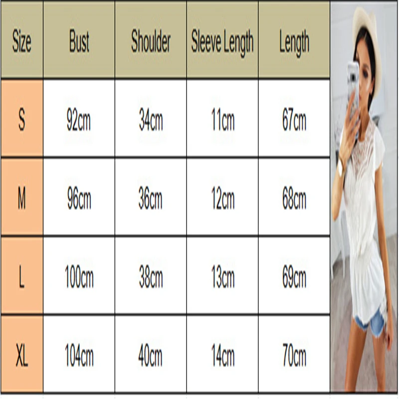 Летние Новые Модные женские свободные топы с коротким рукавом Блузка Ажурные