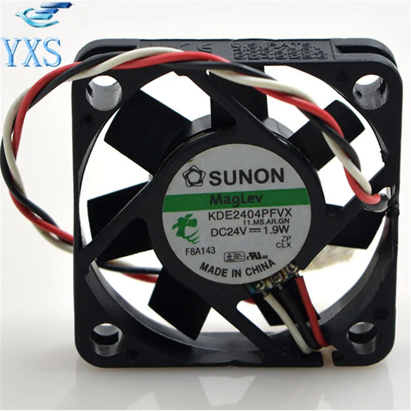 KDE2404PFVX MS. AR. GN DC24V 4010 4 см 40*40*10 мм 1,9 Вт 3 провода беззвучный Инвертер Вентилятор охлаждения