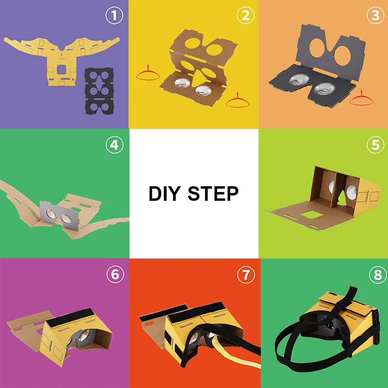 DIY очки виртуальной реальности, 3D очки VR для kingd Labo VR Kit, 3D очки, коробка для kingd Switch, игры для NS, аксессуары