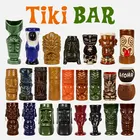 Гавайские чашки Tiki, кружка для коктейлей, пива, напитков, кружка для вина, керамические чашки Tiki, отлично подходят для коктейльных напитков