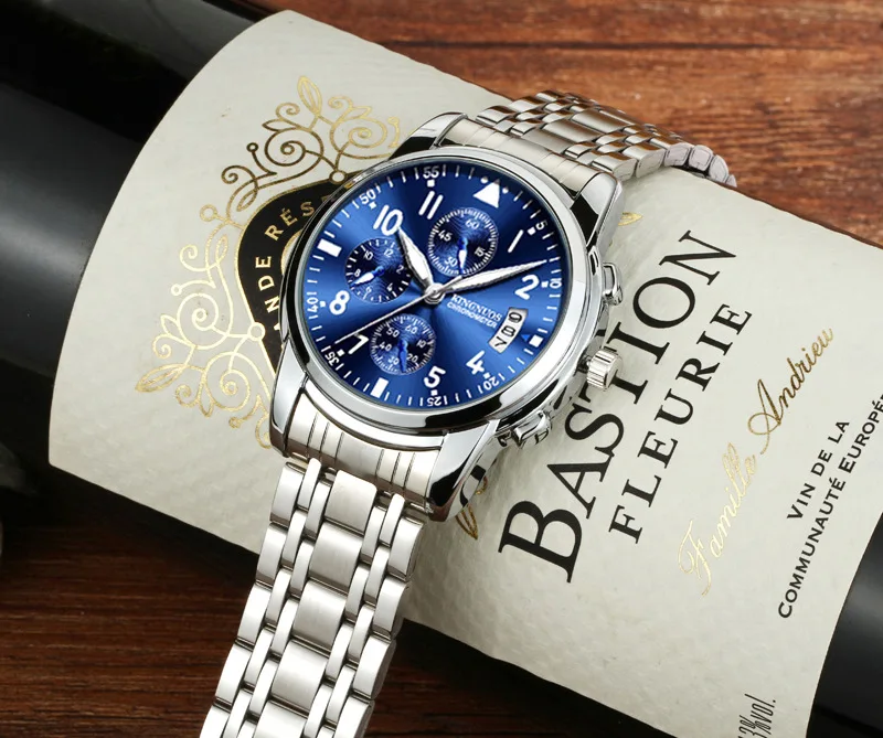 Топ бренд Relojes мужские часы Роскошные водонепроницаемые Бизнес Ультра тонкие