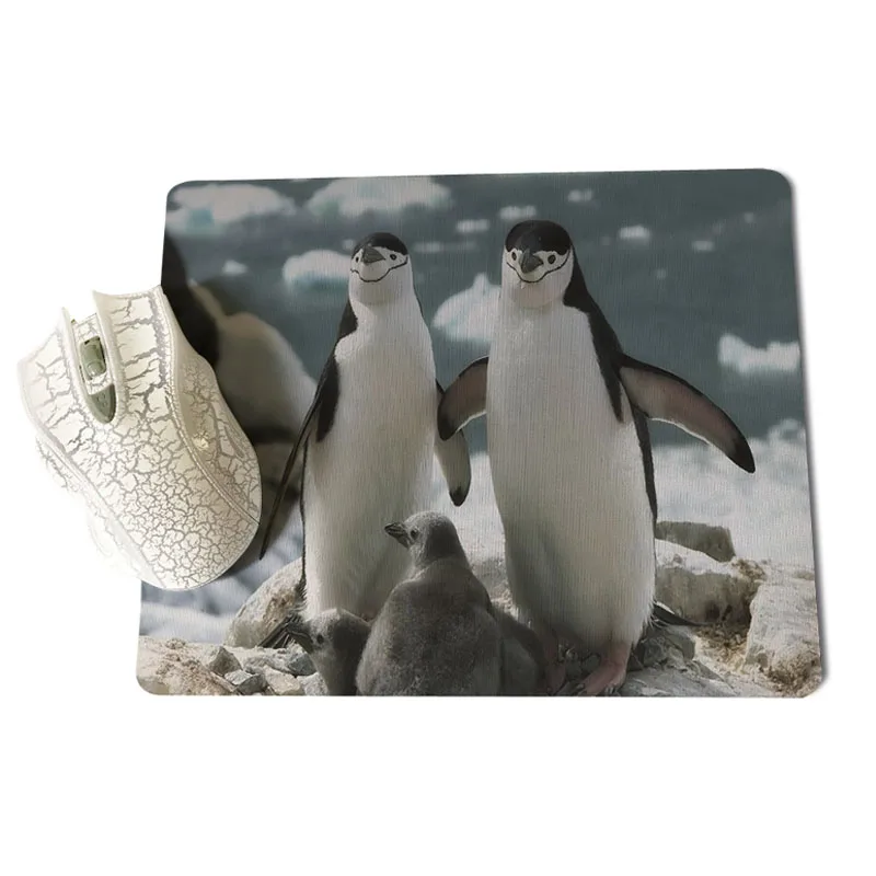 Babaite Забавный Пингвин большой коврик для мыши ПК компьютерный Размер 180x220x2 мм и