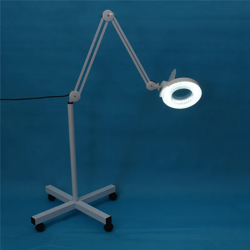 5x LED Lamp Light Makeup Floor Magnifier Skincare Beauty Manicure Tattoo Salon Spa For Medical Cosmetology UK US Plug Standard