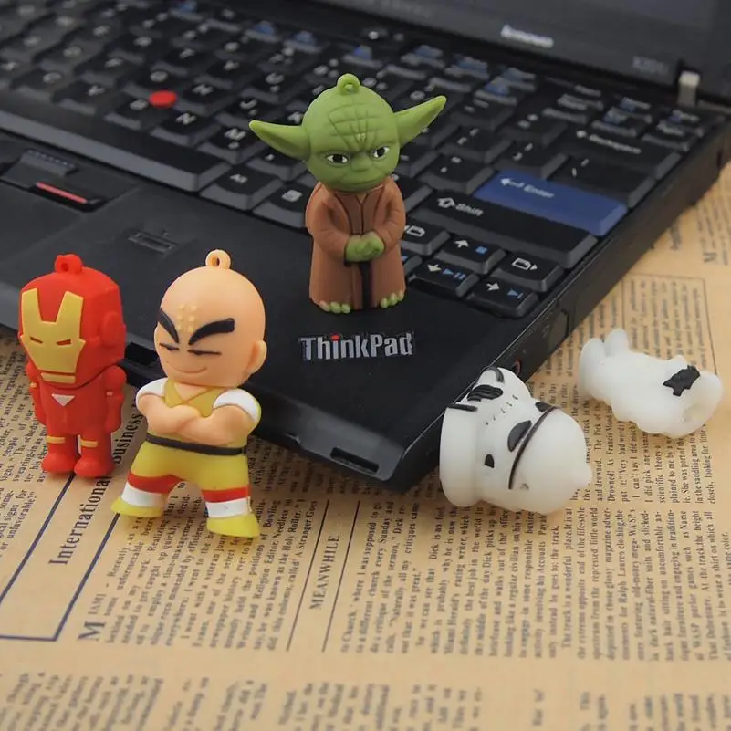 Звездные войны стиль USB flash милый мультяшный флеш накопитель 4 Гб Флешка 8 ГБ 16 32 2 0