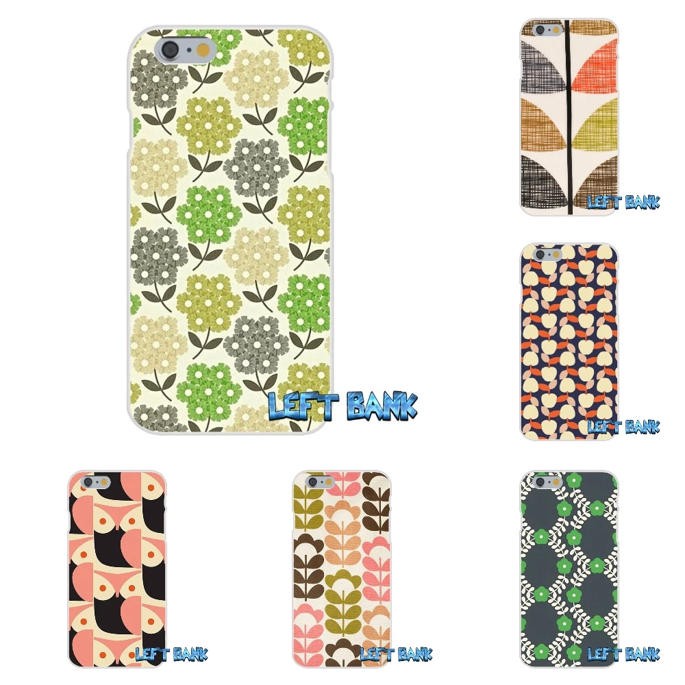 Мягкий силиконовый прозрачный чехол из ТПУ для Samsung Galaxy Note 3 4 5 S4 S5 MINI S6 S7 edge Orla Kiely |