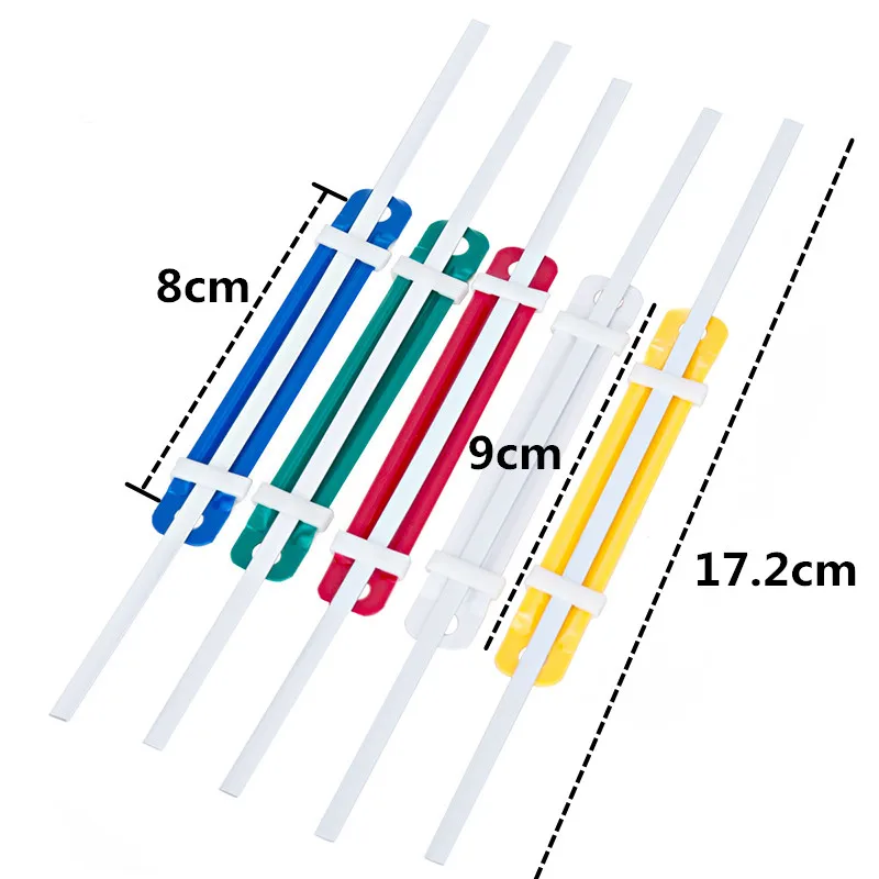50 шт./кор. цветной пластиковый зажим 8 см финансовые зажимы для крепления
