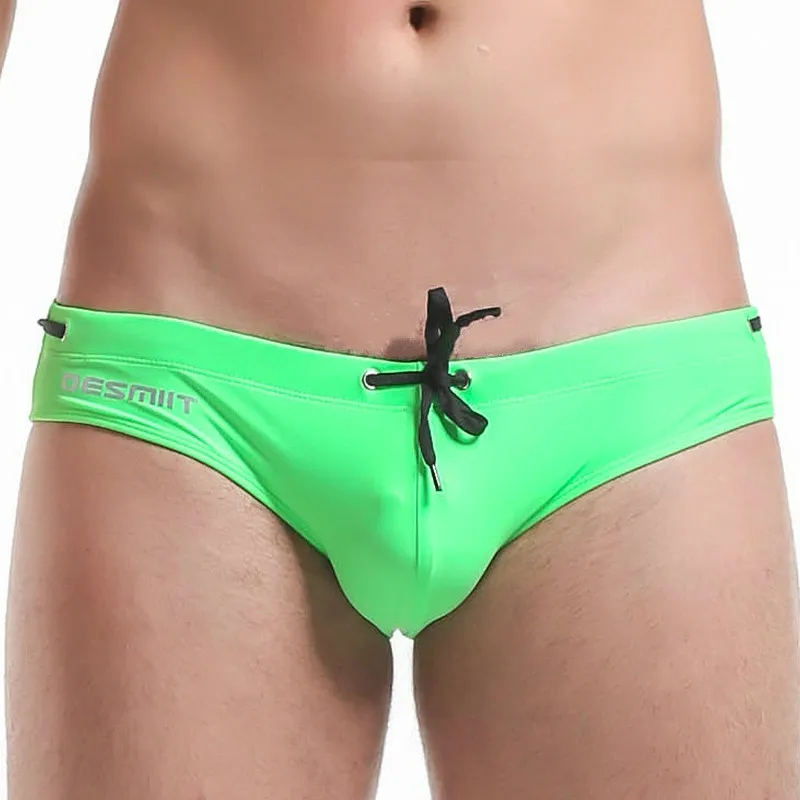 Мужские плавки для плавания с низкой посадкой черные серфинга купальник геев