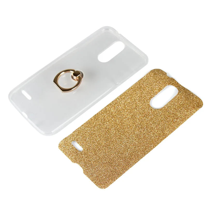 For LG K8 2018 Mobile phone case Bumpe luxury K9 protective Ring bracket shell Silicone TPU Back Cover soft |