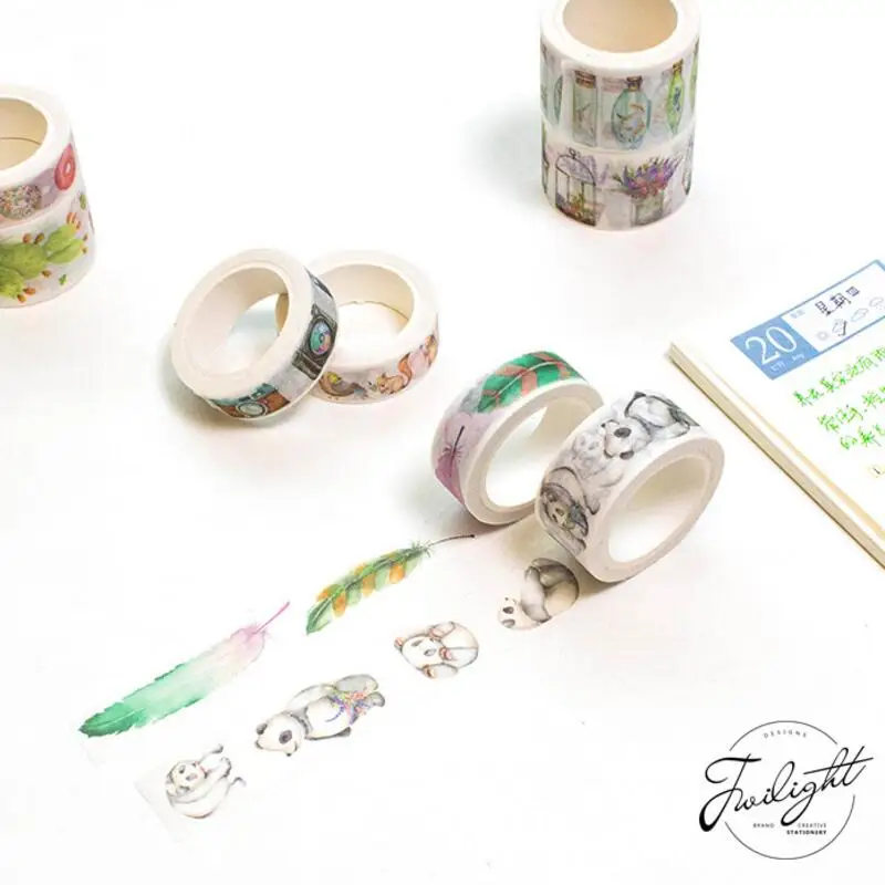 Винтажная клейкая лента для скрапбукинга 1 5/3 см * 8 м|tape diy decoration|tape kawaiiwashi tape |