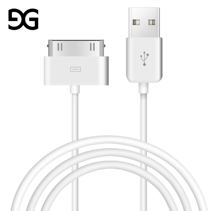 White USB кабель для iPhone 4 s 4S 3g S 3g iPad 1 2 3 iPod Nano itouch 30 Pin Быстрая зарядка USB кабель зарядное устройство адаптер синхронизации данных шнур кабель usb провод для зарядки - Цвет: White