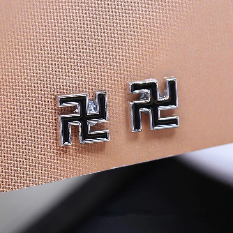 Горячие Продажа 2017 Новые Геометрические Earcuff Клип На Серьги Черный Белый