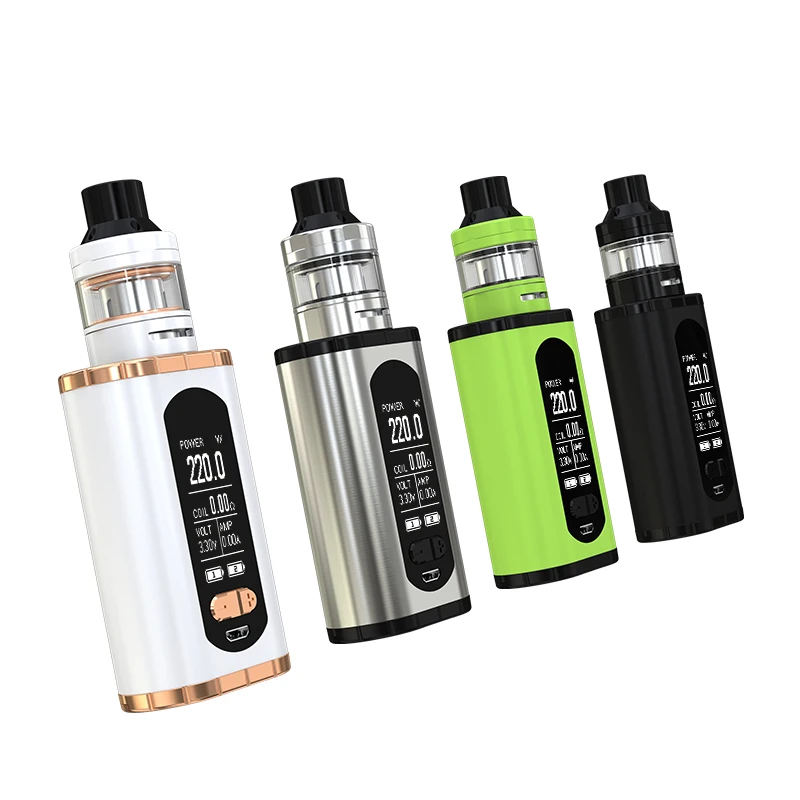 Оригинальные электронные сигареты Eleaf мак набор вызов мод бокс 220 вт с баком ELLO T 2