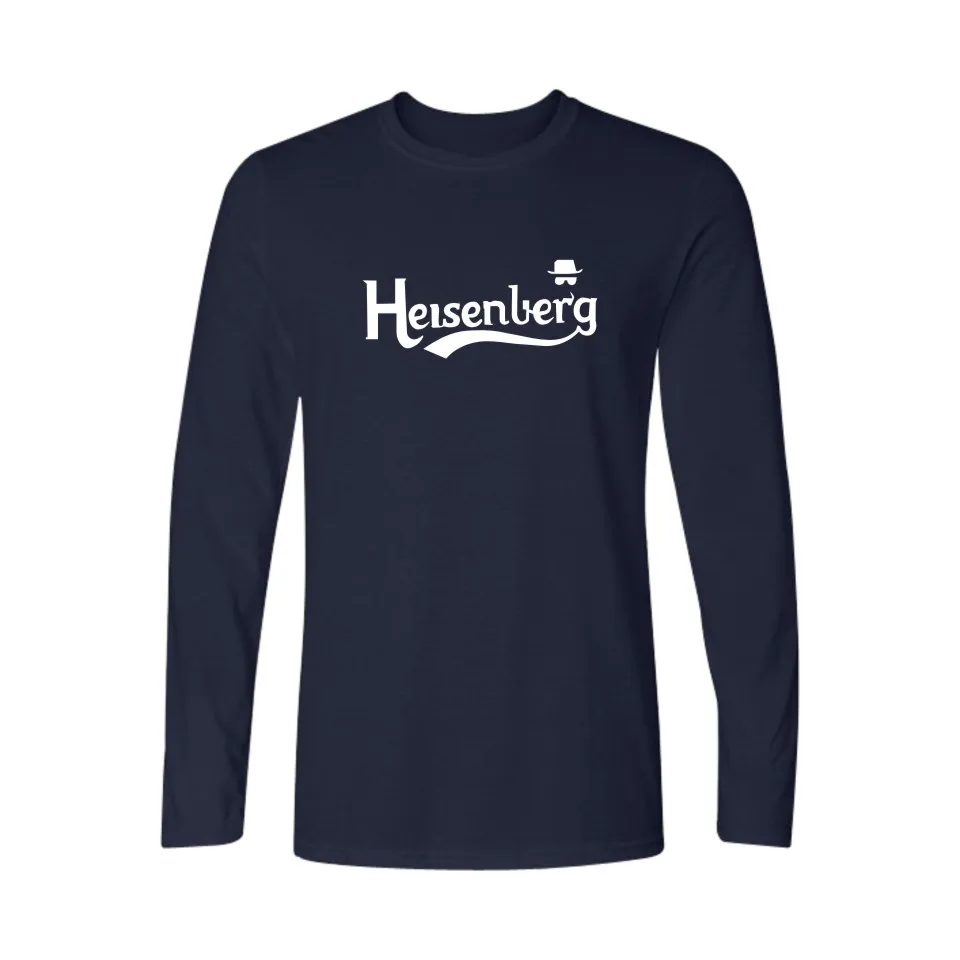 Женская хлопковая футболка с длинным рукавом принтом и Хайзенбергом | одежда