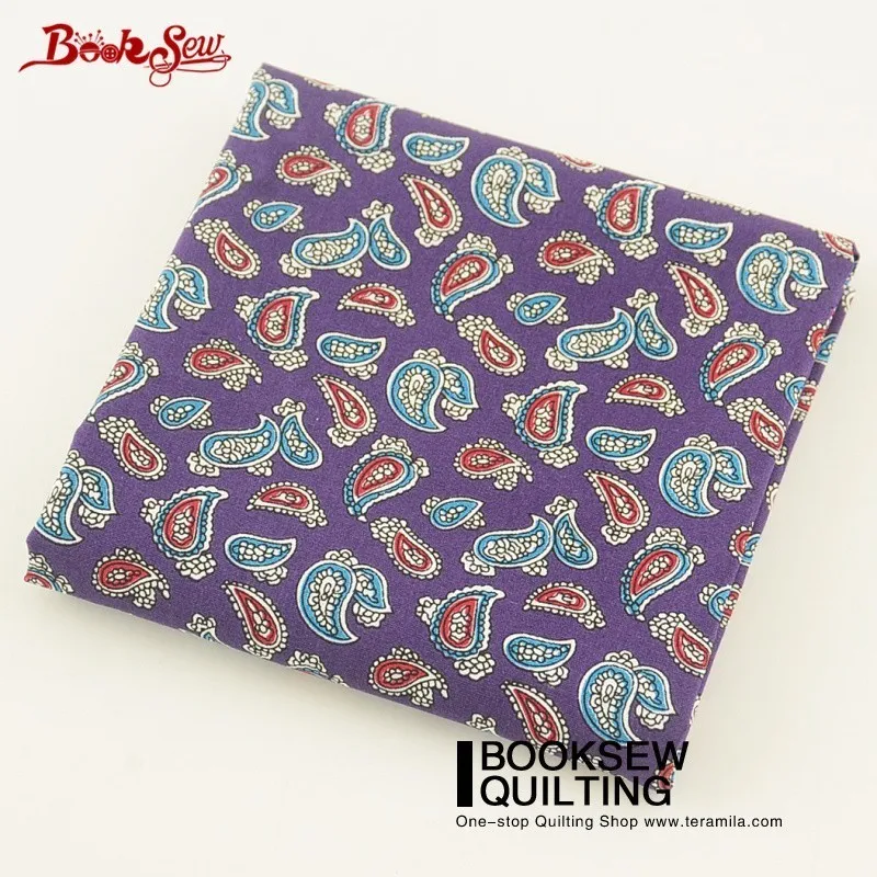 Booksew хлопок поплин Ткань Новинка Постельные принадлежности Шет фиолетовое