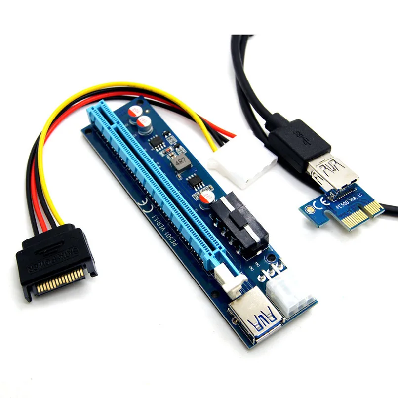 Цена по прейскуранту завода USB3.0 PCI E Express 1x к 16x расширитель переходника адаптера