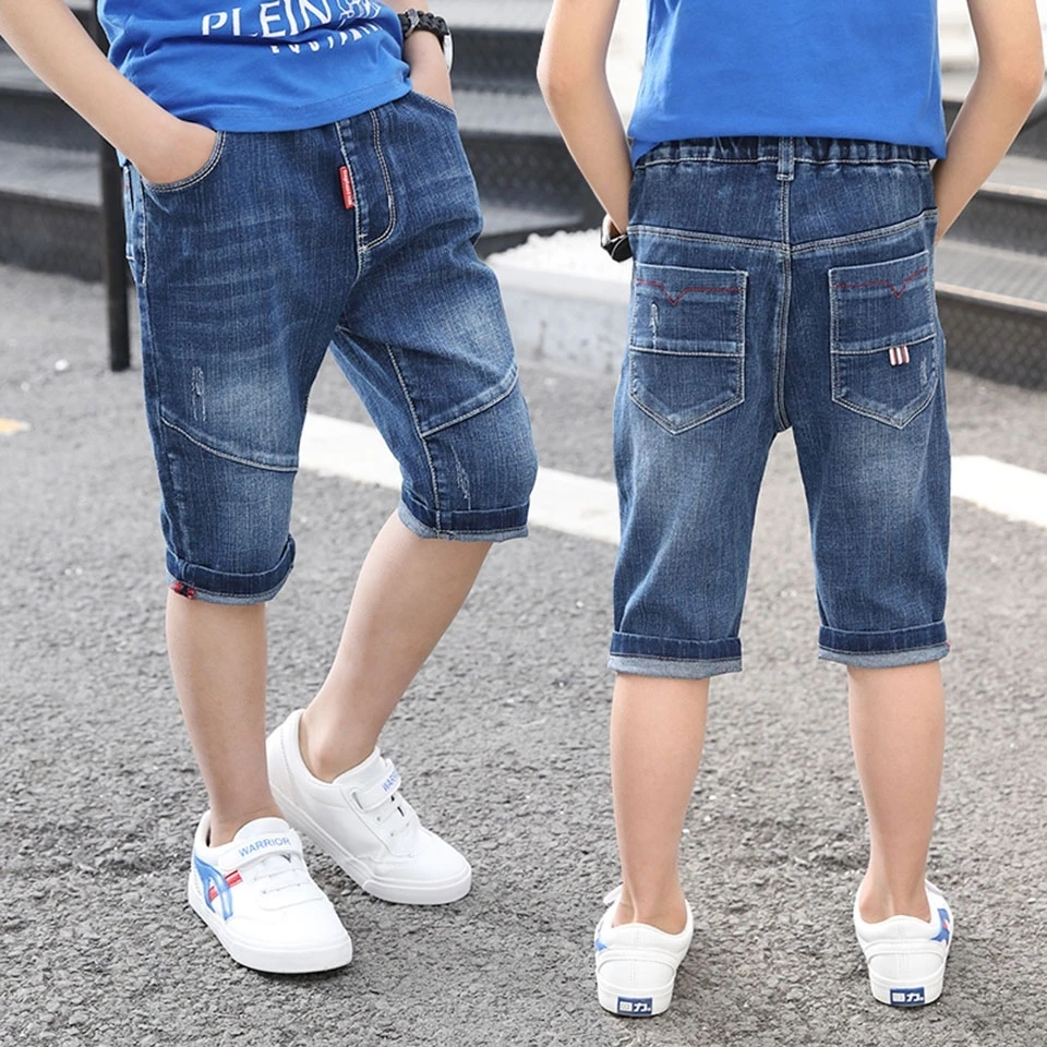 Купи New Sale Summer Children Shorts Regular Cotton Denim Boys Shorts Toddler Boy Panties Kids Short Pants Blue Color Baby Clothes за 842 рублей в магазине AliExpress