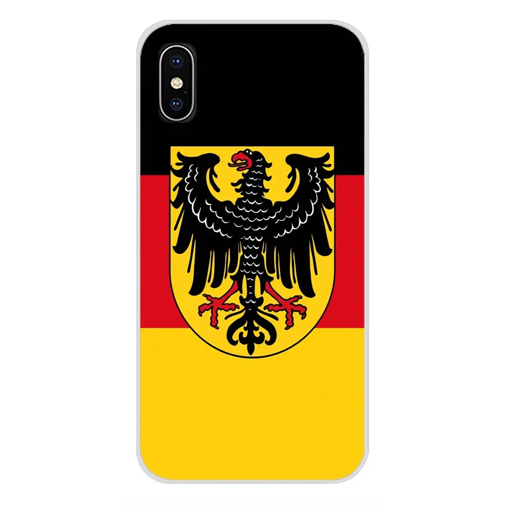 Для Apple iPhone X XR XS MAX 4 4S 5 5S 5C SE 6 6S 7 8 Plus ipod touch Национальный флаг Германии баннер с