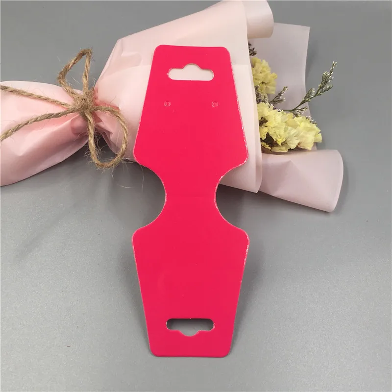 Rose Red Favor Серьга ожерелье браслет Пакетная карта красочный Женский комплект ювелирных изделий фиксированное ожерелье с кулоном в форме игральных карт серьги Aeccssory 50 шт./партия - Цвет: Rose Red
