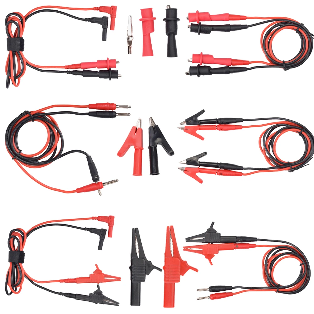Силиконовый кабель 4 мм цифровые электронные Тесты привести комплект крокодил