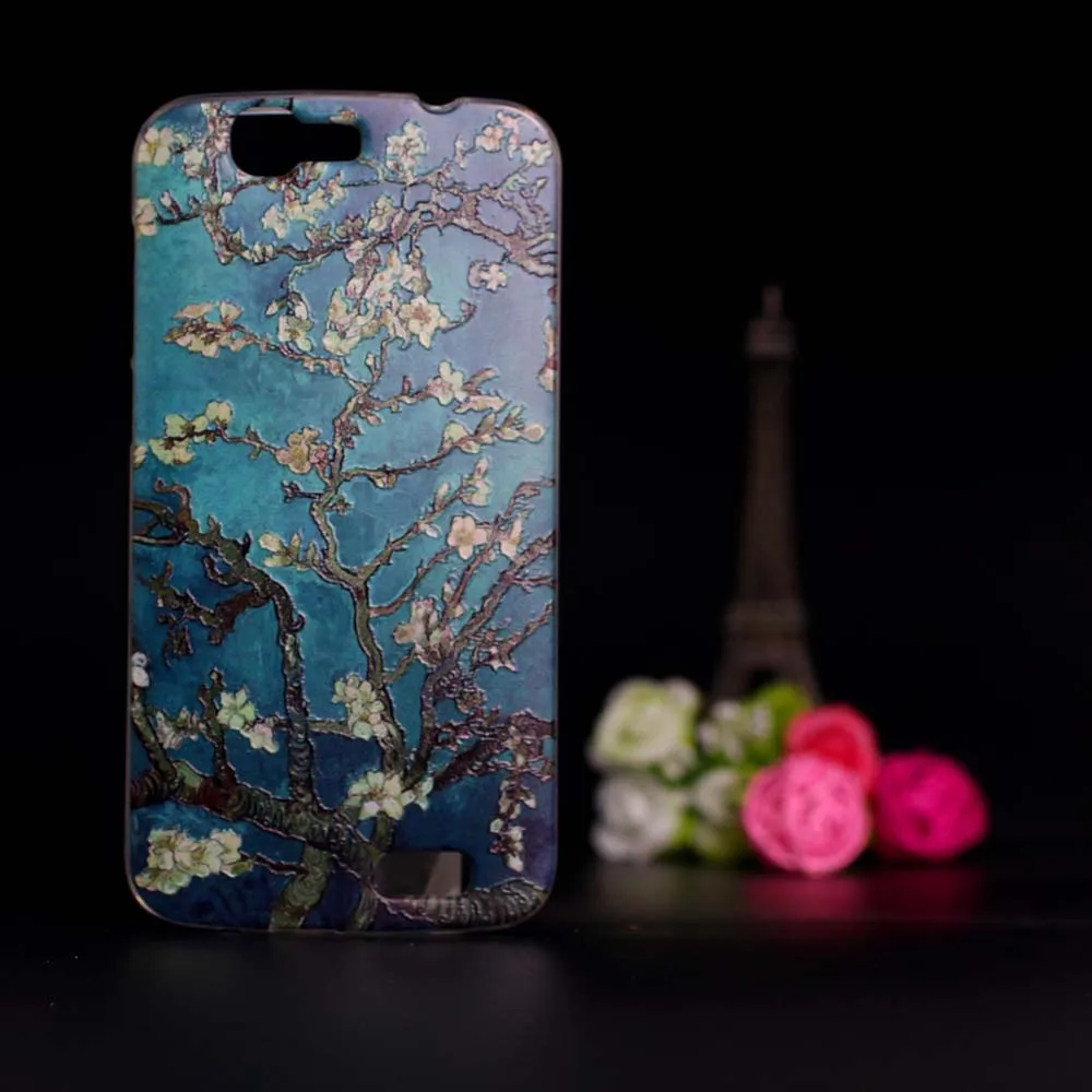 Мягкая Задняя накладка чехла из ТПУ для huawei G7 рельефная 3D печать силиконовый чехол для huawei Ascend G7 L01 L03 C199 защитный чехол - Цвет: 20