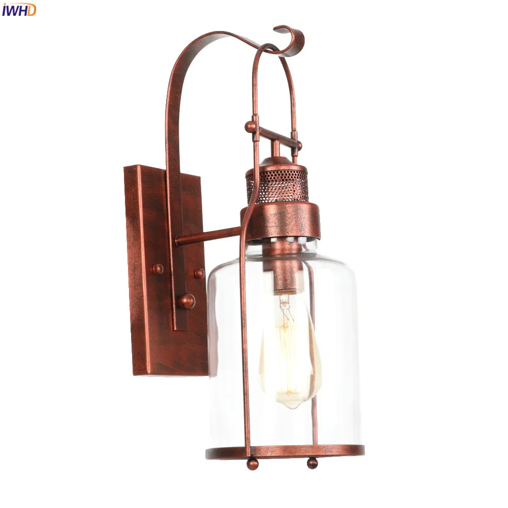 Настенный светильник IWHD Wandlamp античный винтажный для прихожей крыльца лестницы