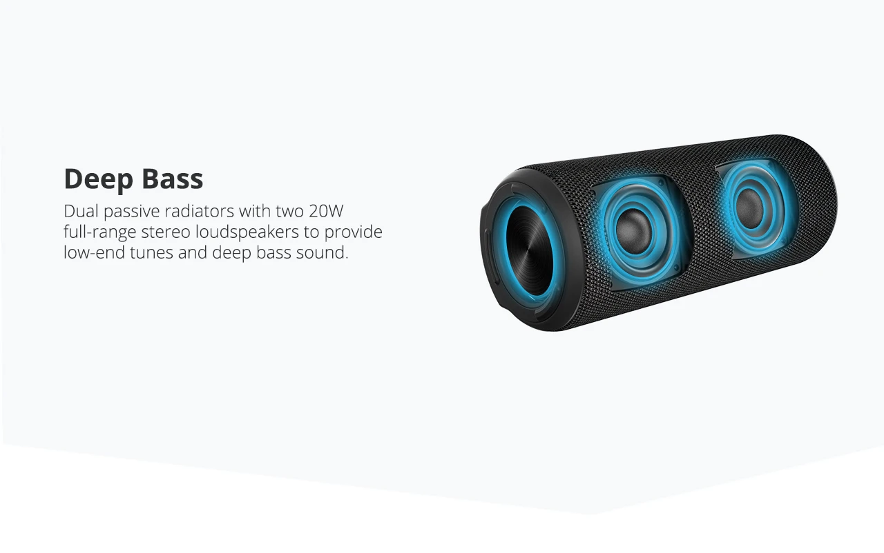 Tronsmart T6 Plus Bluetooth динамик до 40 Вт беспроводной Саундбар Bluetooth 5,0 IPX6 Водонепроницаемый динамик TWS для Iphone, Xiaomi