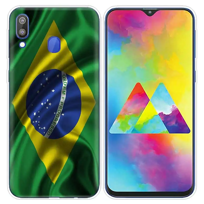 Чехол для samsung Galaxy S10 S10e S10 5G Plus M10 M20 M30 A10 A20 A30 A40 A50 A70 Бразилия Бразилиа национальные флаги крышка