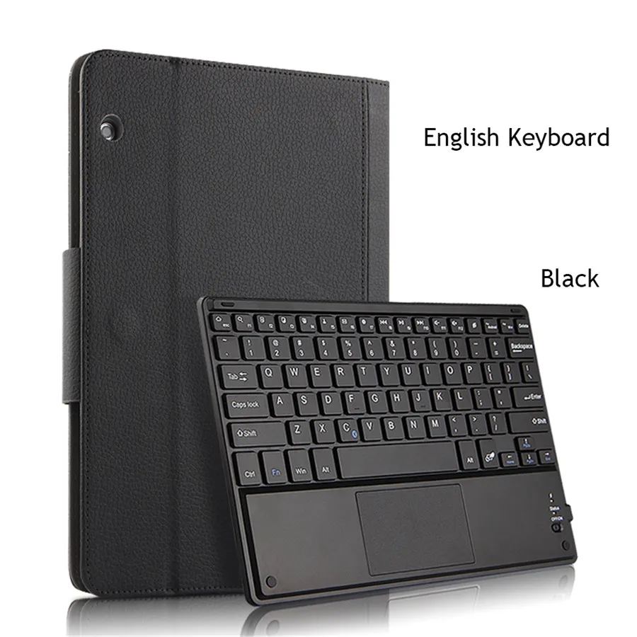 English Black Для huawei MediaPad T5 10 AGS2-W09/L09/W19/L03 10,1 ''беспроводной Bluetooth клавиатура чехол для планшета с подставкой Многоязычный язык - Цвет: English Black