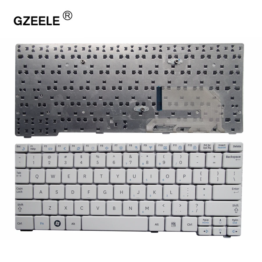 GZEELE для SAMSUNG N150 N143 N145 N148 N158 NB30 NB20 N102 N102S NP-N145 Клавиатура ноутбука США Версия Белый Английский