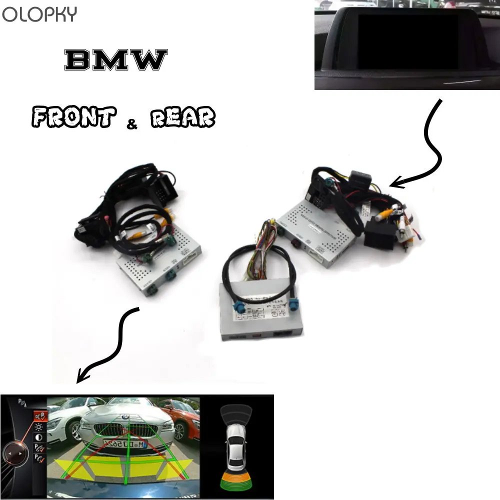 Olopky парковки для BMW помощник спереди и Bakcup Автомобильная камера заднего вида