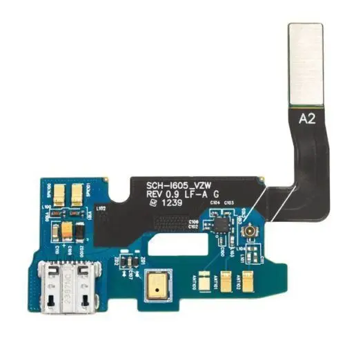 SRJTEK Новый USB гибкий кабель для SAMSUNG Galaxy Note 2 II LTE 4G N7105 зарядный порт с микрофоном |