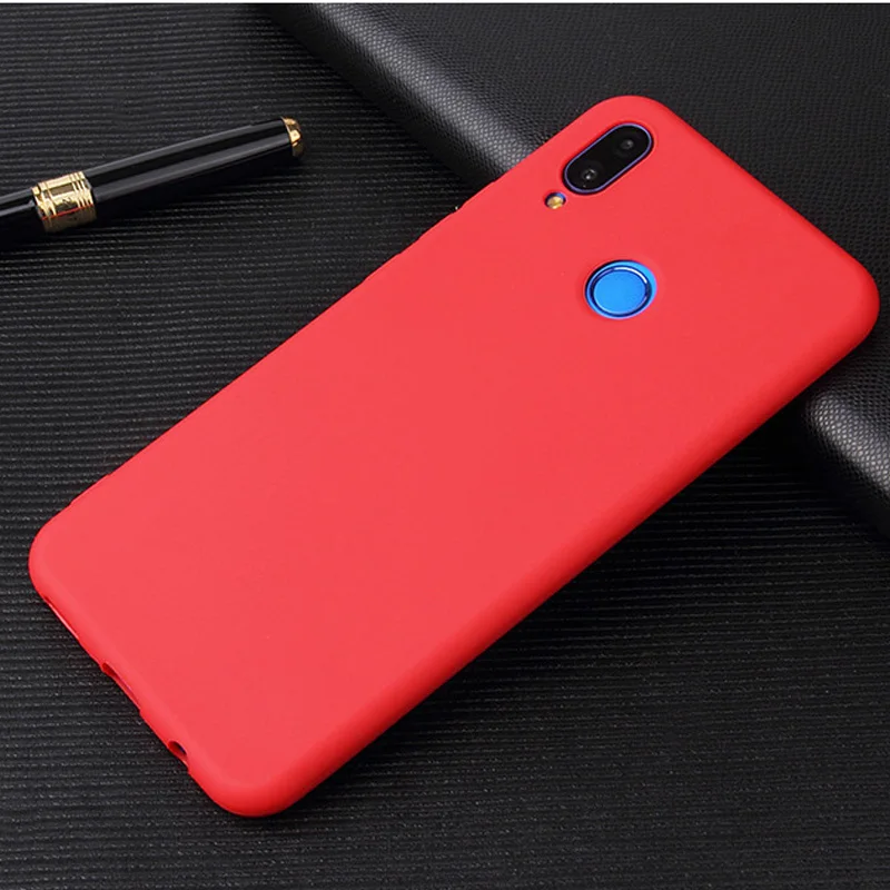 Чехол для Huawei P30 Pro P20 Lite Honor 8X Max Note 10 задняя крышка Ультратонкий Мягкий карамельный