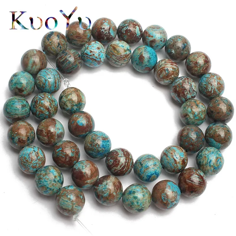 

Natural Blue Crazy Lace Agata Onyx Stone Beads Round Loose Bead For Jewelry Making 4/6/8/10/12mm DIY Bracelet Necklace 15"Strand