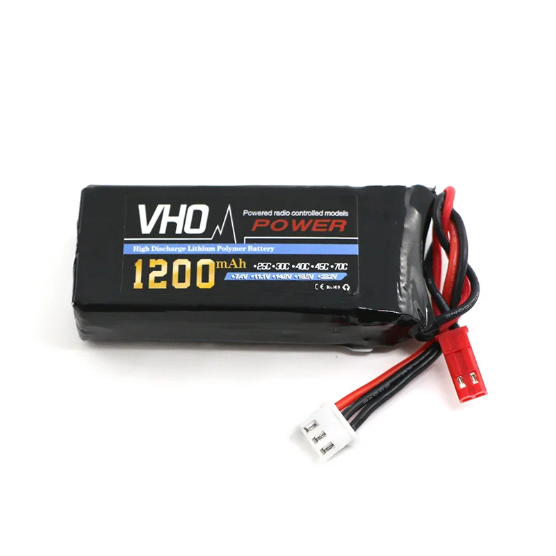 VHO 7 4 V 1200mAh литий-полимерный аккумулятор для YiZhan Tarantula X6 MJX X101 X102h JJRC X1 H16 WLtoys V666 V262 V353