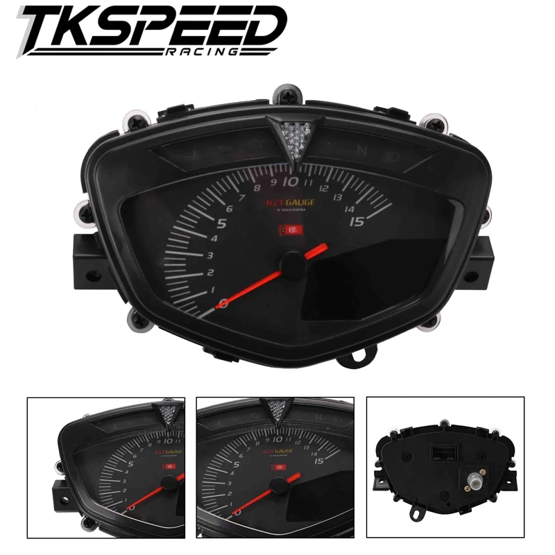 Мотоцикл спидометр мотоцикл ЖК цифровой с двойным диапазоном семь цветов Экран