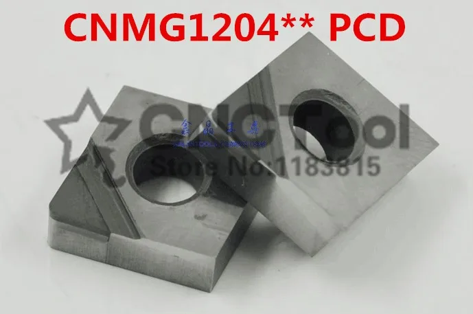 

Бесплатная доставка 2 шт. CNMG120402/CNMG120404/CNMG120408 PCD вставки, CNC PCD алмазная вставка для токарного станка инструменты вставки для MCLNR