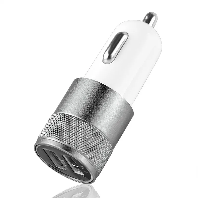 2 USB зарядное устройство Автомобильное универсальное 2.1A 1A автомобильное гнезда